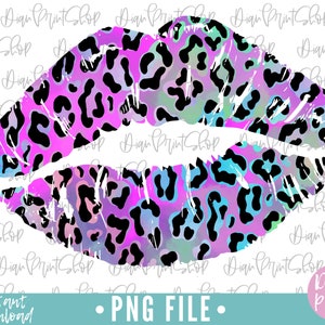 Lips Sublimation, Lips Clipart Sublimation, Kiss Sublimation, Lips PNG, Kiss png, Sublimation Designs, Leopard Lips Sublimation, Lips png