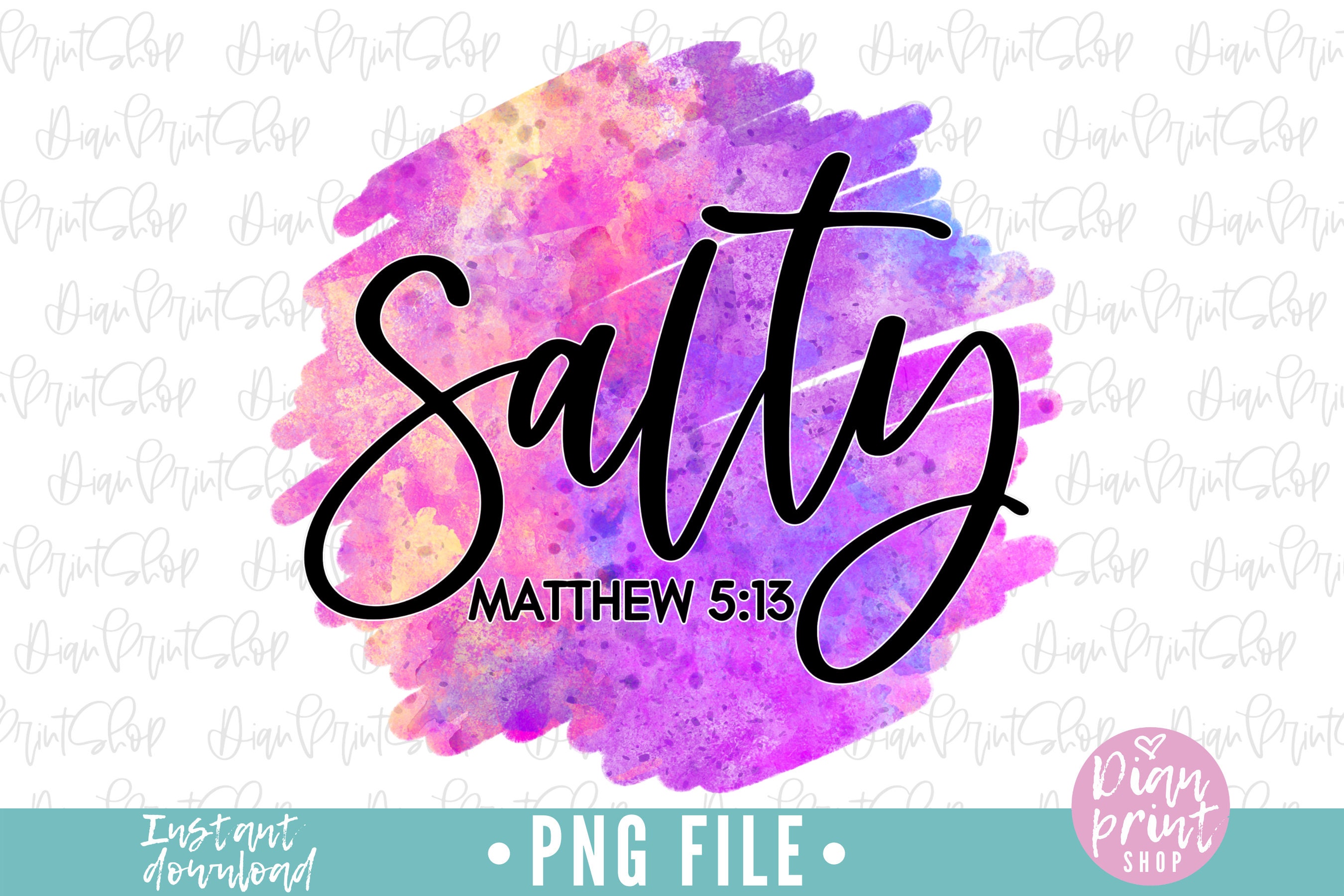 Salty Sublimation Salty PNG Salt and Light PNG Christian Etsy