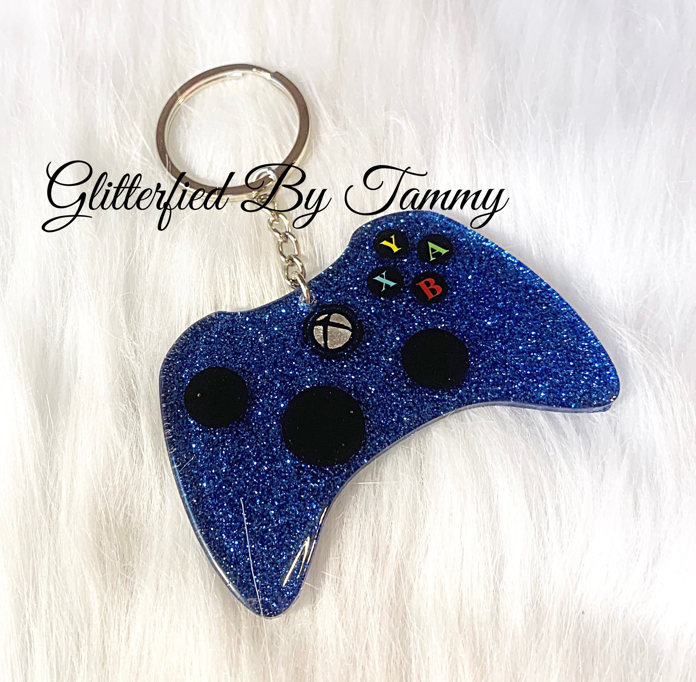 Video Game Controller Keychain Key Chain Made To Order Etsy