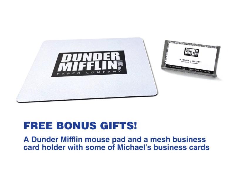 The Office Michael Scott Desk Toys Dunder Mifflin image 2