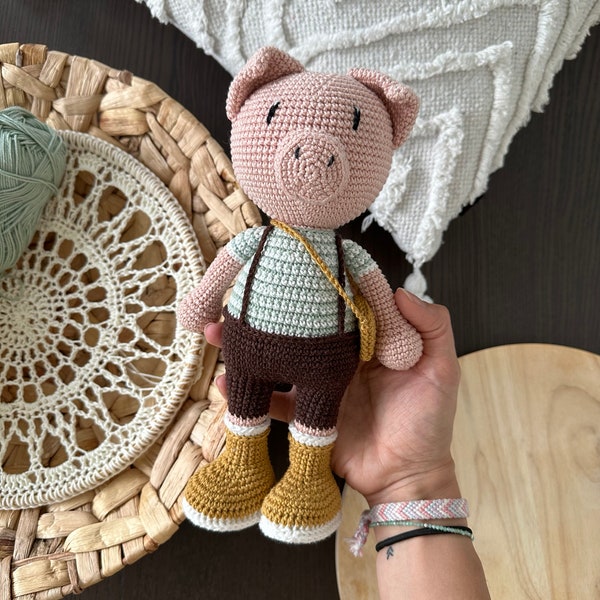 Amigurumi Crochet Instructions - Schweinchen Gustl - Crochet Instructions - PDF