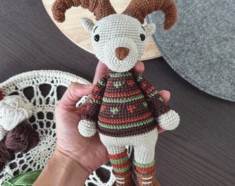 Amigurumi Anleitung zum Häkeln - Steinbock Emil - Häkelanleitung - PDF