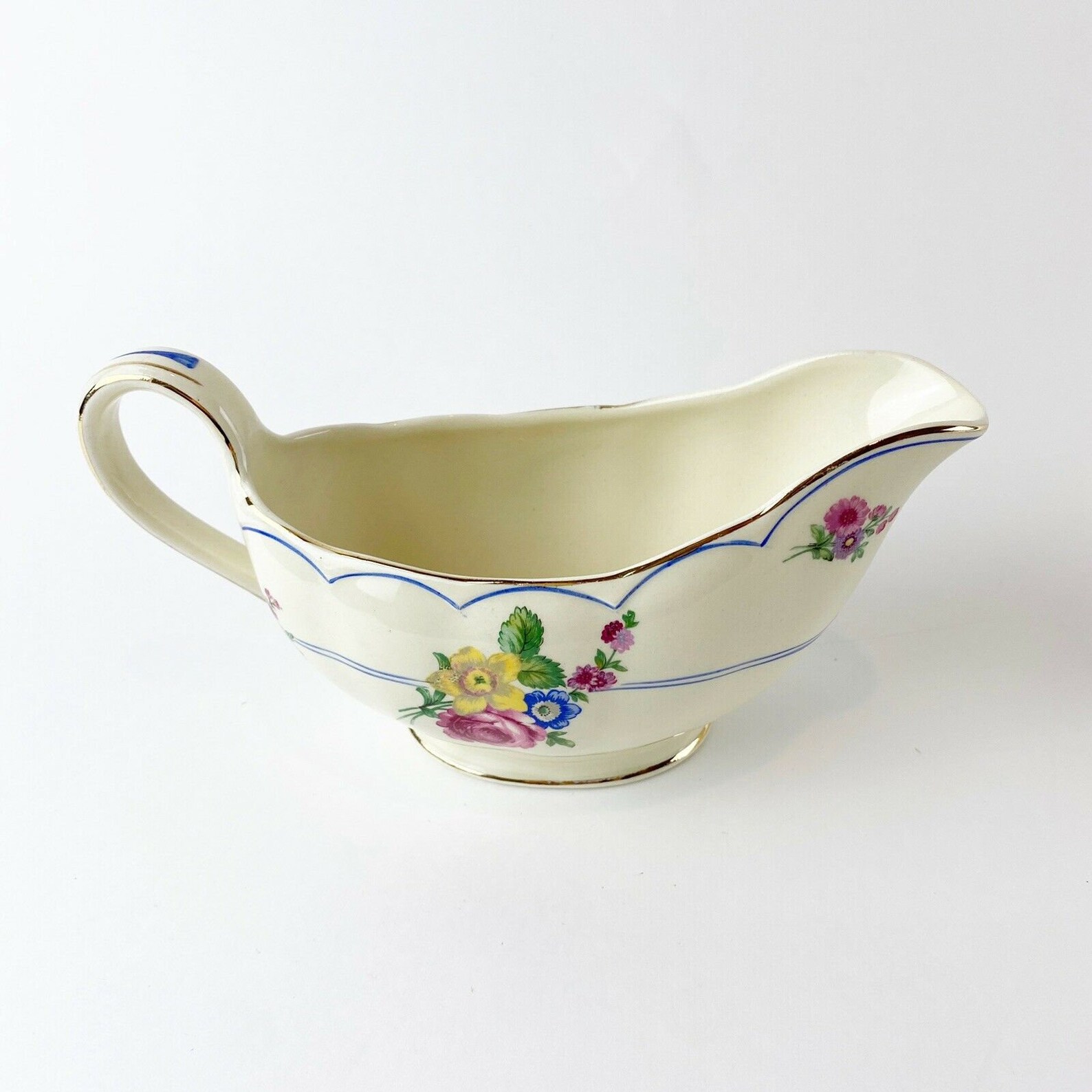 Rare Grindley England Creampetal Gravy Boat with Dish Etsy