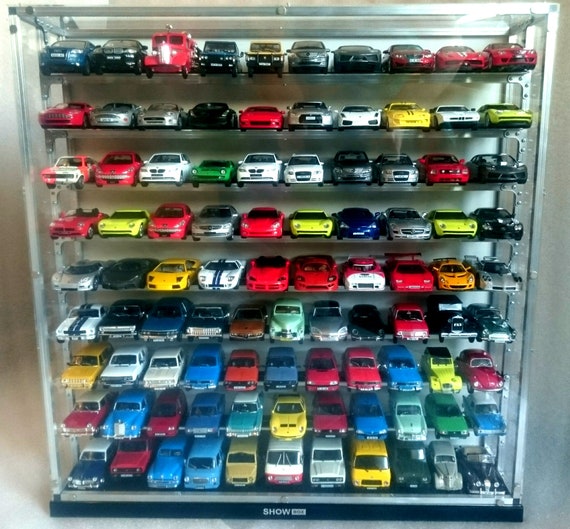 Display Cabinet For Diecast Collectibles Showbox 100 Dust Free Etsy