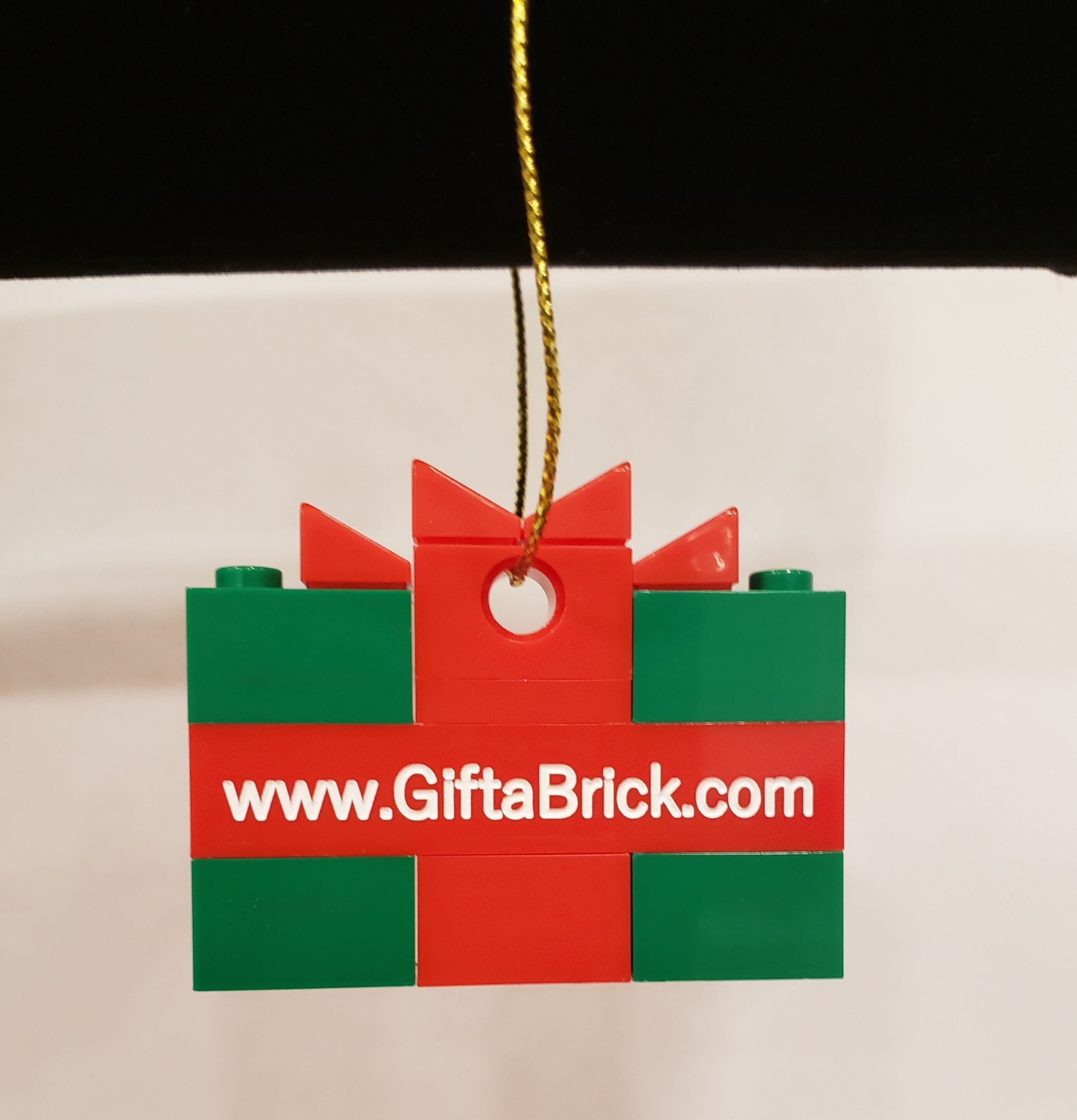 Personalized Christmas Ornament Present Made From LEGO® Etsy