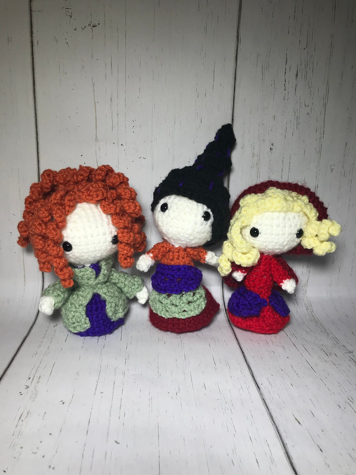 Sanderson Sister Dolls Hocus Pocus Witches Plush Etsy