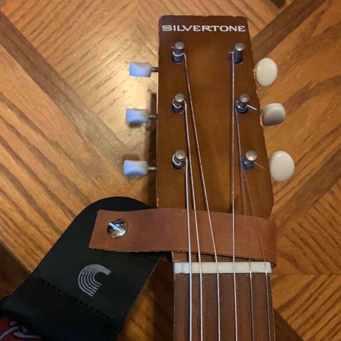 Leather Guitar Strap Adapter Etsy