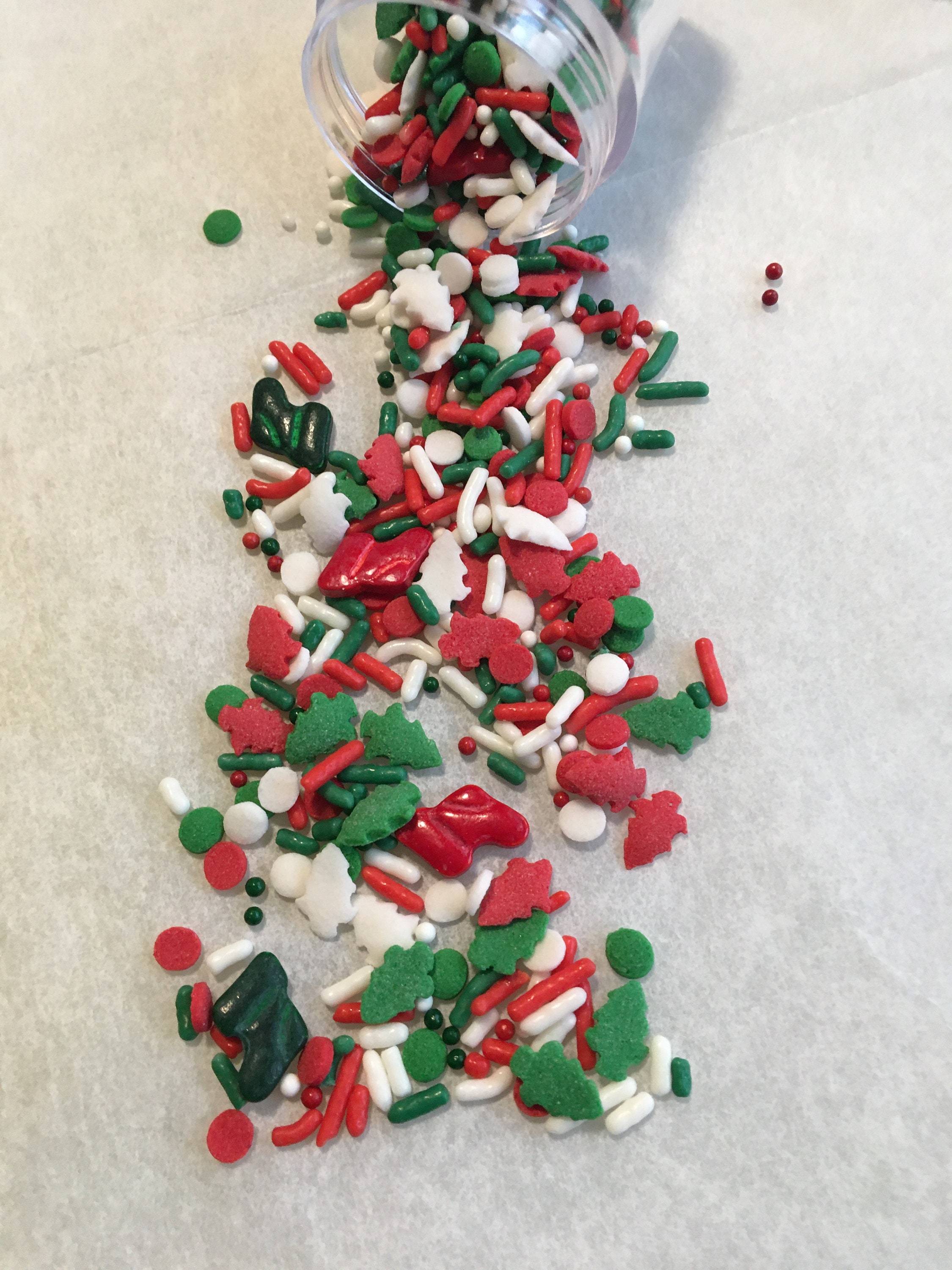 Christmas Sprinkles Etsy