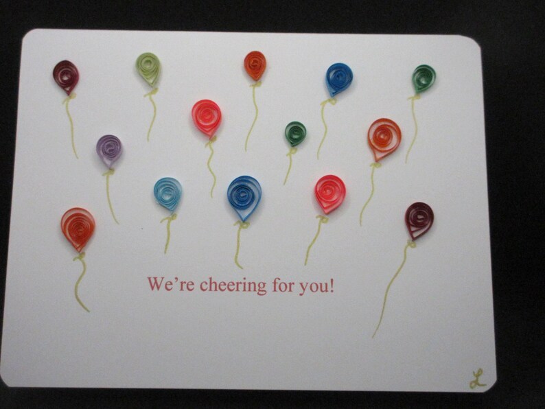 Cheering for You! Handmade Card - Etsy