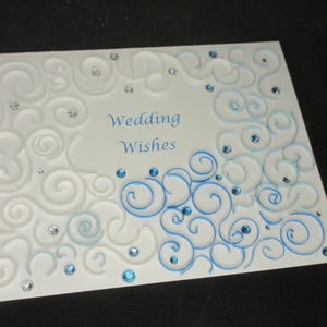 Something Borrowed, Something Blue Trouwkaart, handgemaakt