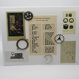Old Time Radio Card, Handmade