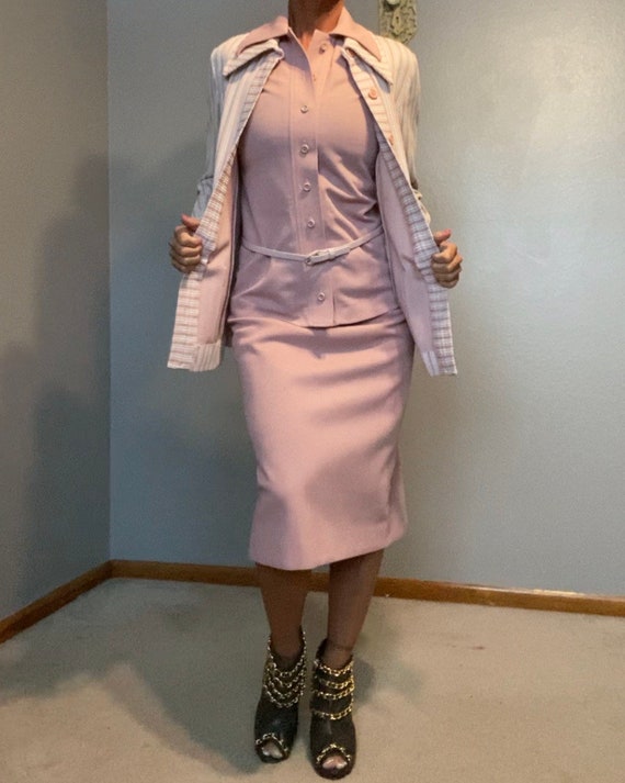 Vintage Butte Knit Skirt Suit Excellent Condition