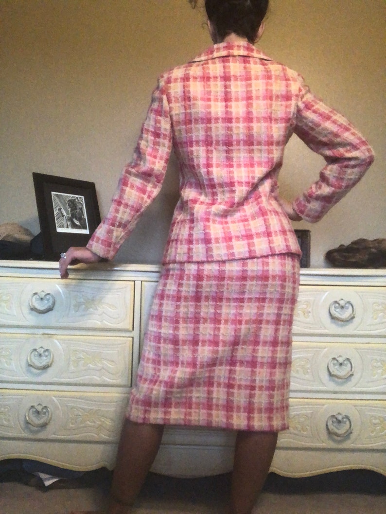 1960\u2019s Impeccably Tailor Brooke Vintage Skirt Suit