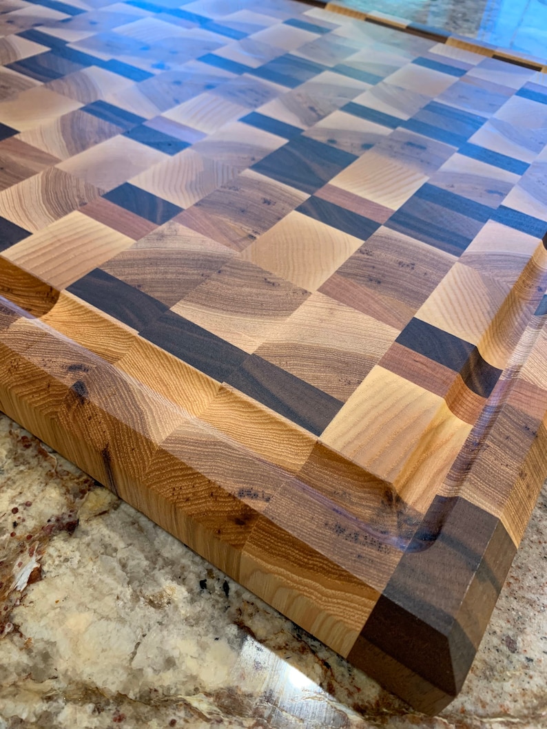 Extra large end grain butcher block cutting board Etsy
