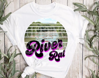 River Rat Sublimation Design Herunterladen PNG