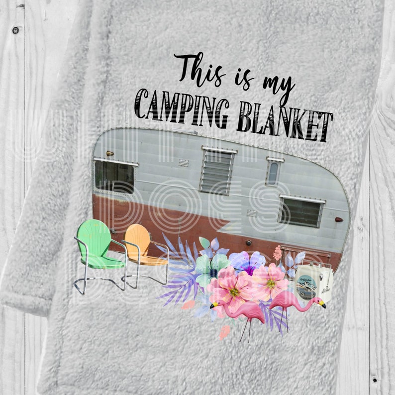 This Is My Camping Blanket Sublimation Design Download PNG | Etsy