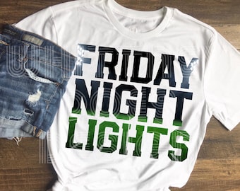 Friday Night Lights Football Field Sublimation Design Download PNG