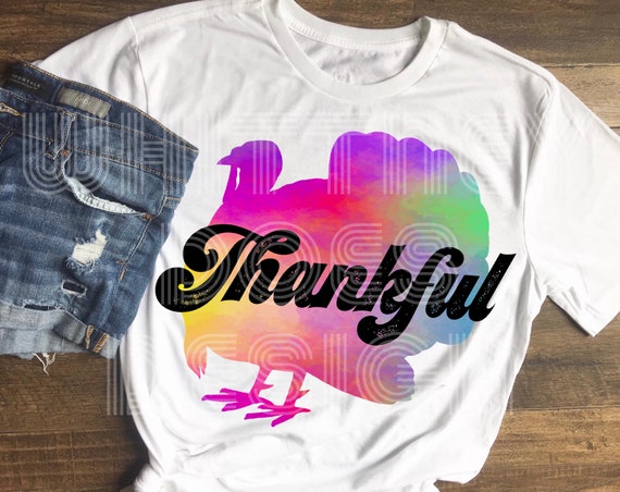 tie dye turkey shirt