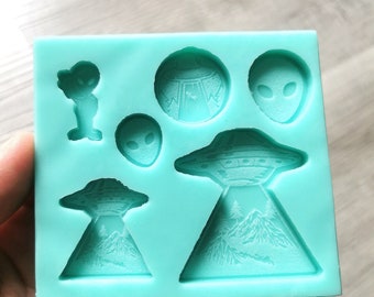Alien UFO silicone mold/mould