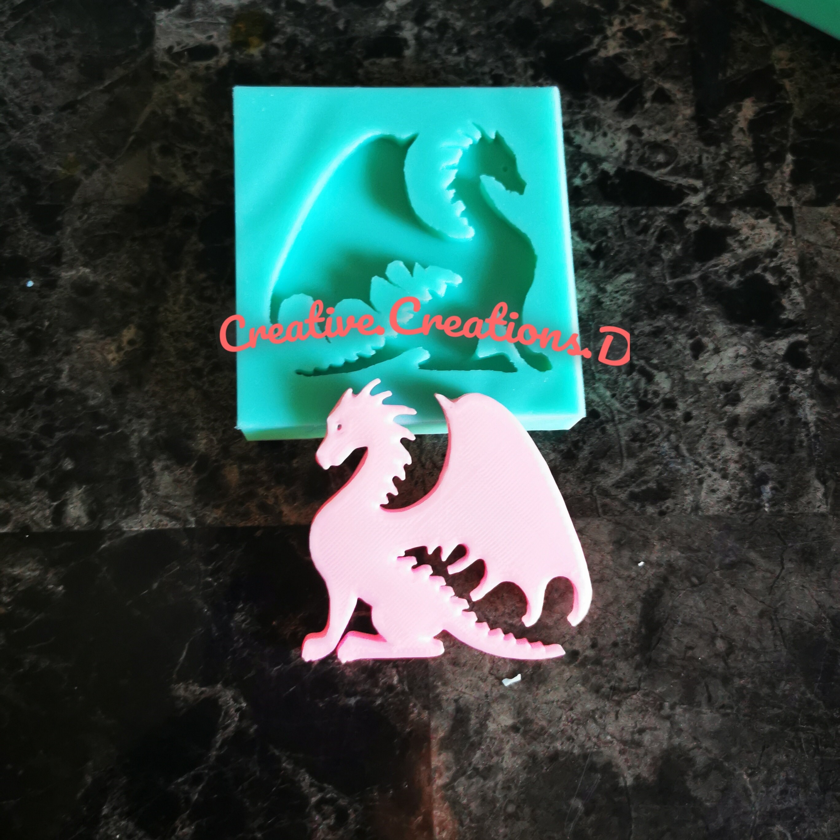 Dragon Silicone Mould mold 'chinese Dragon left' by FPC Sugarcraft Resin  Mold, Fimo Mold, Polymer Clay Mold, Soapmaking Mold C075 