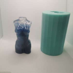 3.7 inch Oddity goddess mold, woman torso