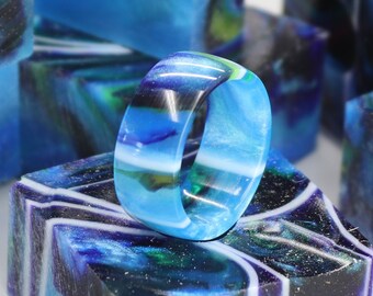 Resin Rings - Peacock