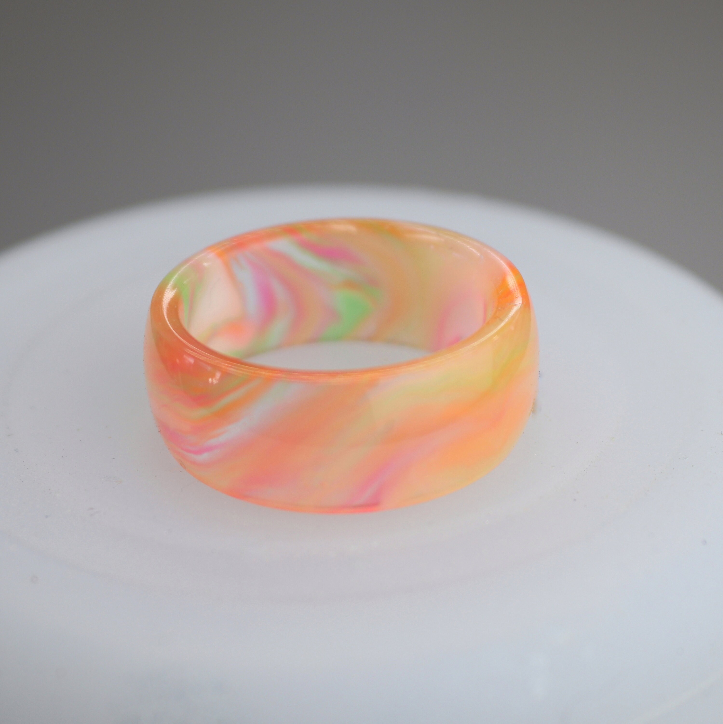 Resin Rings Rainbow Sherbet | Etsy