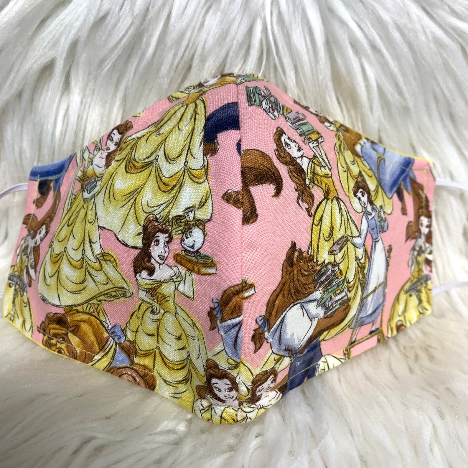 Beauty and the Beast Face Mask Triple Layered Etsy