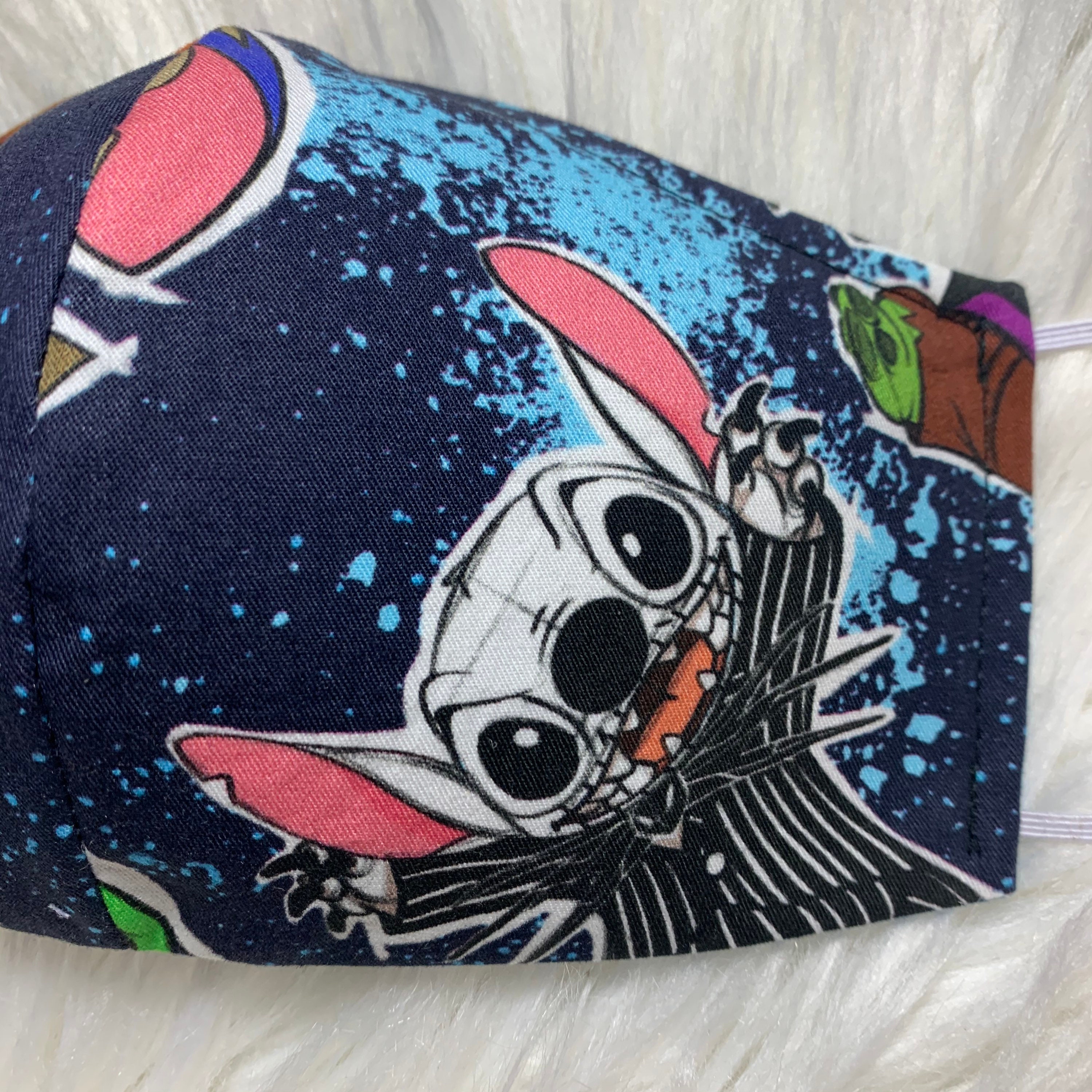 Disney stitch Halloween face mask reversible reusable triple Etsy