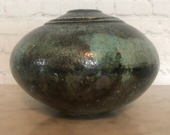 Stoneware art pottery vase