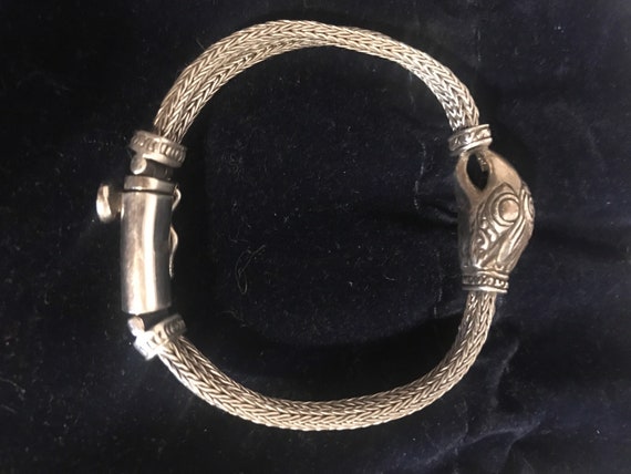 925 silver woven eagle design bracelet - image 6