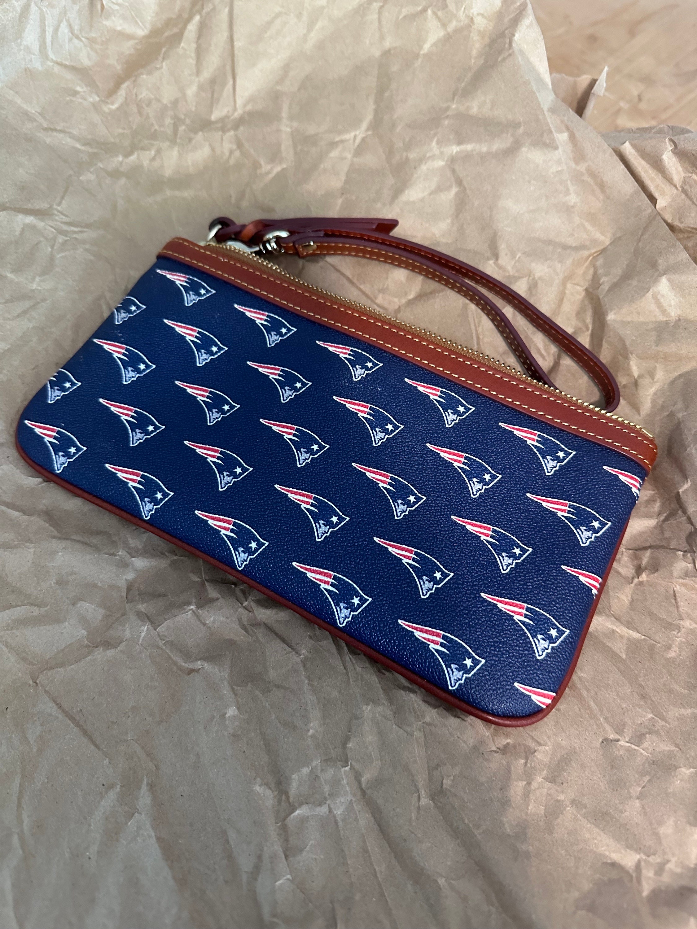 Women's Dooney & Bourke New England Patriots Triple-Zip Crossbody Bag