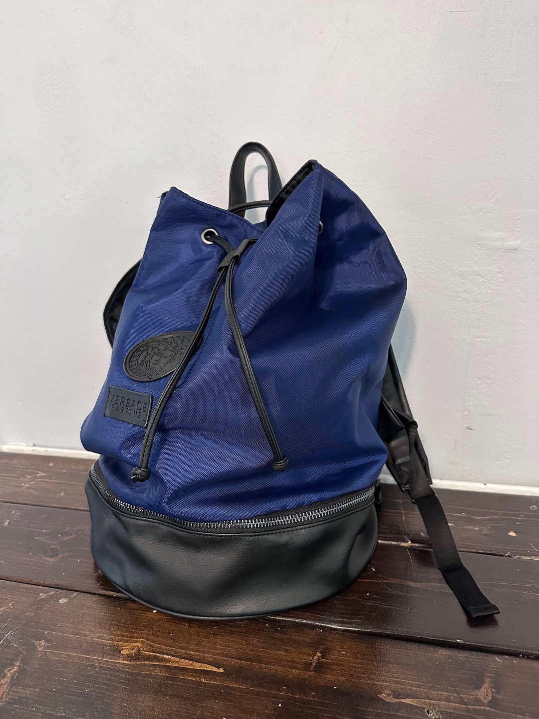 Versace Backpack - Etsy Versace Backpack - Etsy