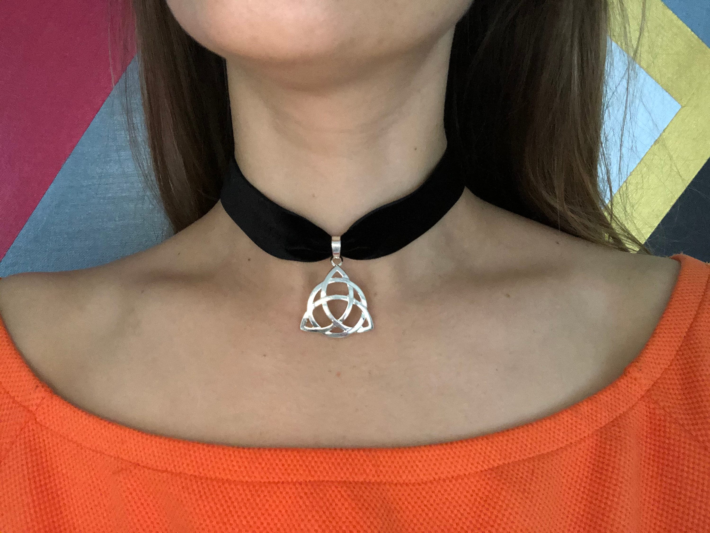 Cupolino Moto Custom Collana Regolabile In Corda Di Pelle Marrone Con Pendente A N 470069 - Foto 2