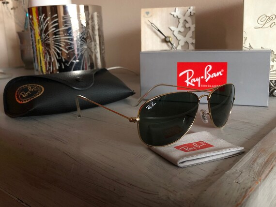 RayBan Aviators Cockpit RB3362 Vintage Sunglasses