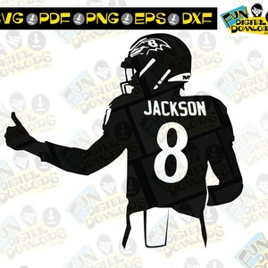 Lamar Jackson SVG, Lamar Jackson, Baltimore svg, transferência de calor, camisa baltimore, cricut, silhueta, eps, png