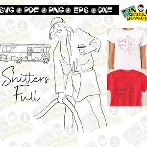 Cousing Eddie SVG RV National Lampoons Christmas Vacation - Shitters Full svg png pdf eps files Silhouette Cricut Cut Files