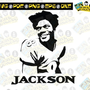 Lamar Jackson SVG, Lamar Jackson, heat transfer, baltimore shirt, cricut, silhouette, eps, png