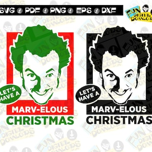 Marv - Home Alone Movie, Lets Have a Marvelous Christmas, Christmas SVG - png pdf eps files for Silhouette Files for Cricut Cut Files