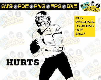 Jalen schadet svg, schmerzt png, schmerzt Schnittdatei, Jalen Hurts, Philadelphia svg