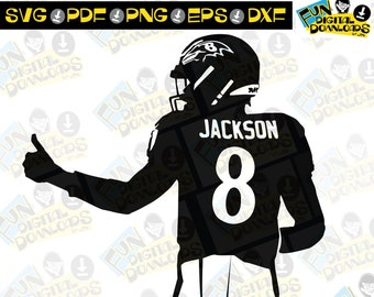 Lamar Jackson SVG, Lamar Jackson, Baltimore svg, transferência de calor, camisa baltimore, cricut, silhueta, eps, png