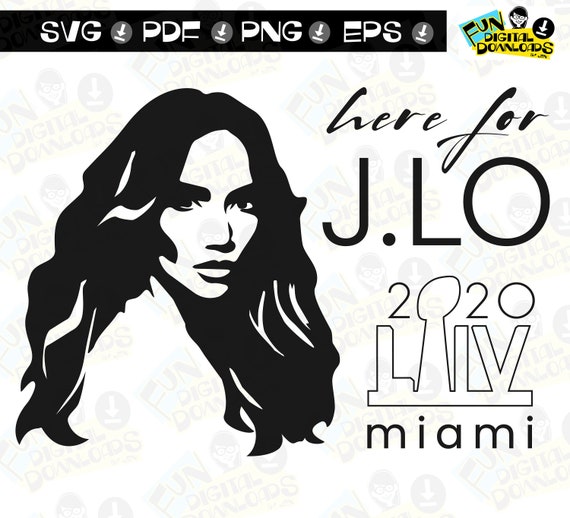 JLo SVG Here for the halftime show halftime show svg Etsy.