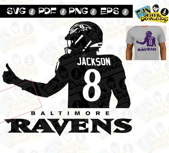 Lamar Jackson SVG Lamar Jackson Baltimore Ravens svg Ravens | Etsy