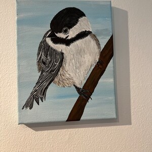 Chickadee Painting 8x10