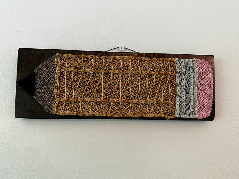 Mini Pencil String Art Made to Order - Etsy