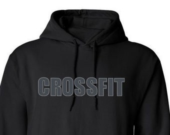 Crossfit Graues Hoodie-Sweatshirt