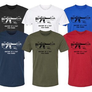 Anatomy Of A Fast Pew Pewer Shirt