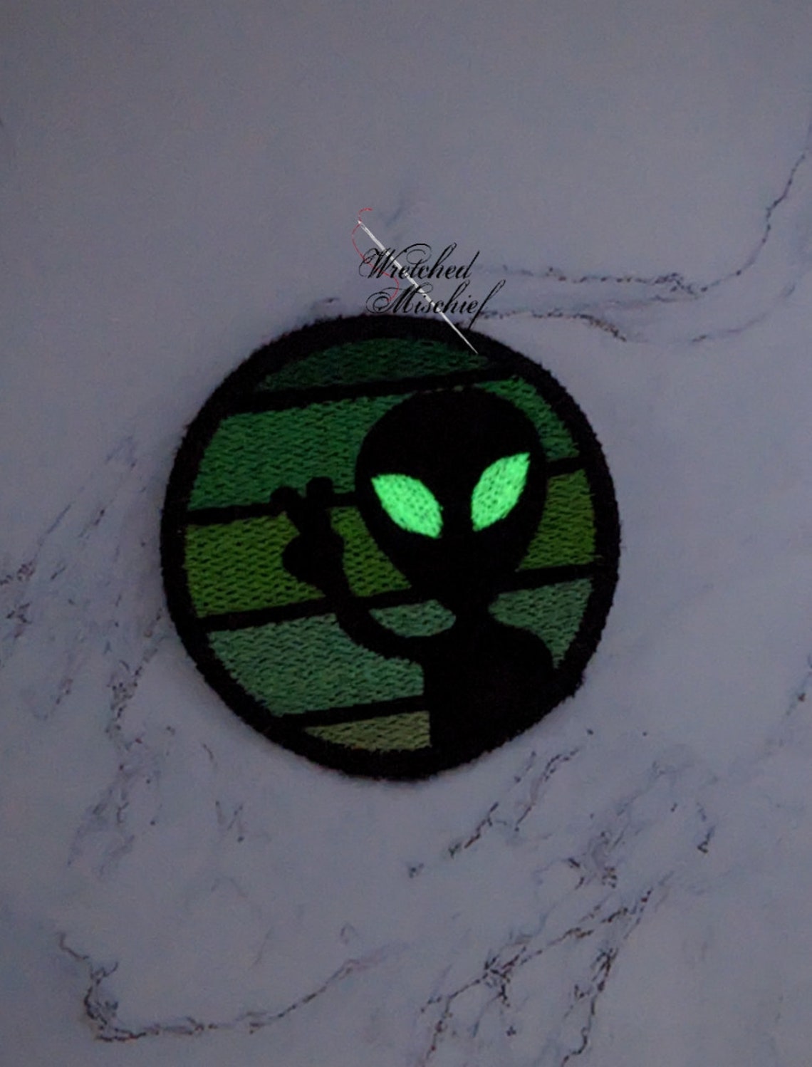 Alien Patch . Sew on Patch - Etsy