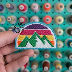 Mountains Sunset Patch