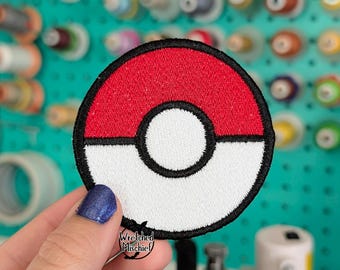 Anime Ball Patch . Sew on patch